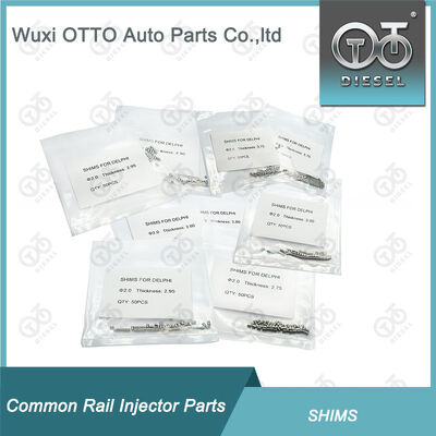 Bộ đệm kim phun Common Rail Φ2.0 Vòng đệm điều chỉnh sửa chữa 2.70-3.40mm (0.05mm) 3.65-3.95mm (0.05mm), 50 chiếc/túi