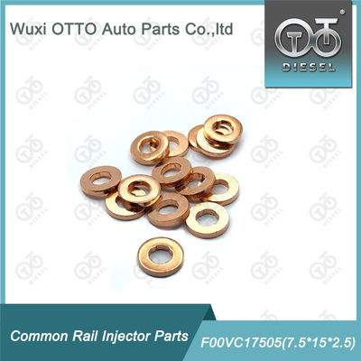 High-speed Steel Common Rail Injector Copper Washer F00VC17505 Shim 7.5*15*2.5mm ISO9001 Certified